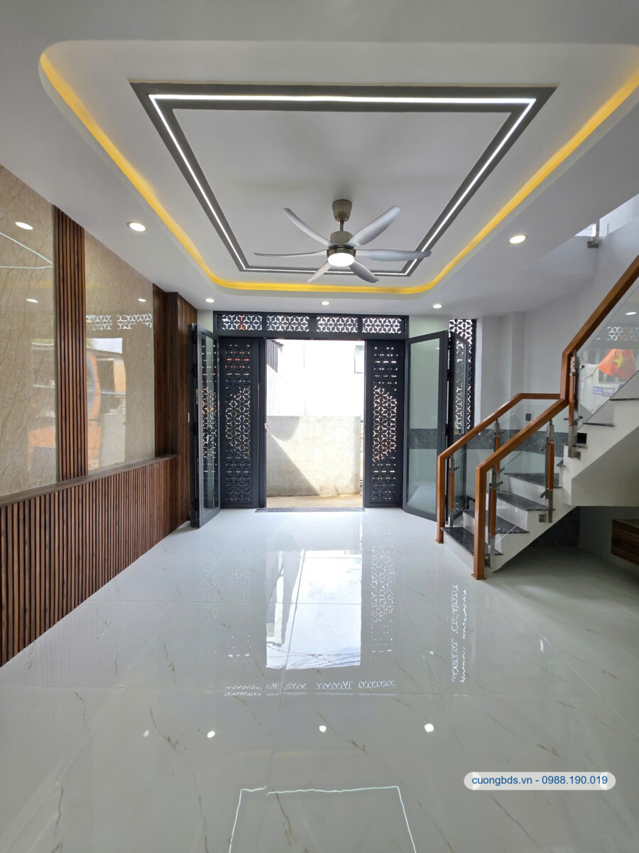 Bán nhà mới 1T1L 4.9x8m, hẻm Nguyễn Đức Thiệu gần chợ Xóm Nghèo (Giá rẻ)