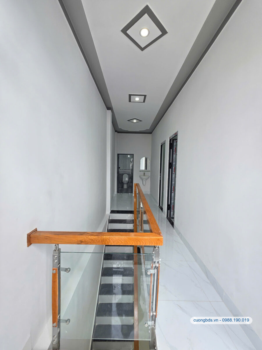 Bán nhà mới 1T1L 4.9x8m, hẻm Nguyễn Đức Thiệu gần chợ Xóm Nghèo (Giá rẻ)