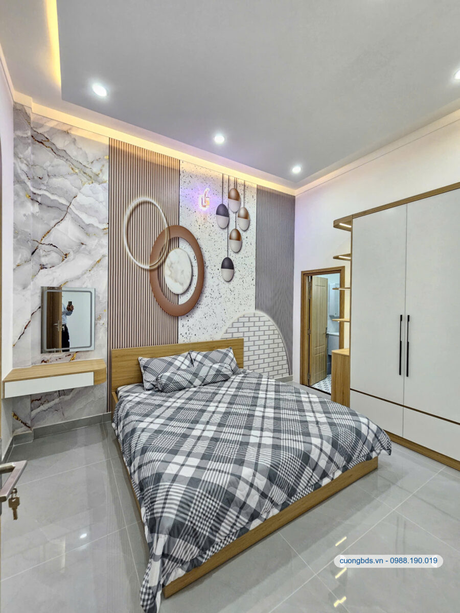 Bán nhà mới 1T1L 5x16m, hẻm Hoàng Minh Chánh (hoàn công, full nội thất)