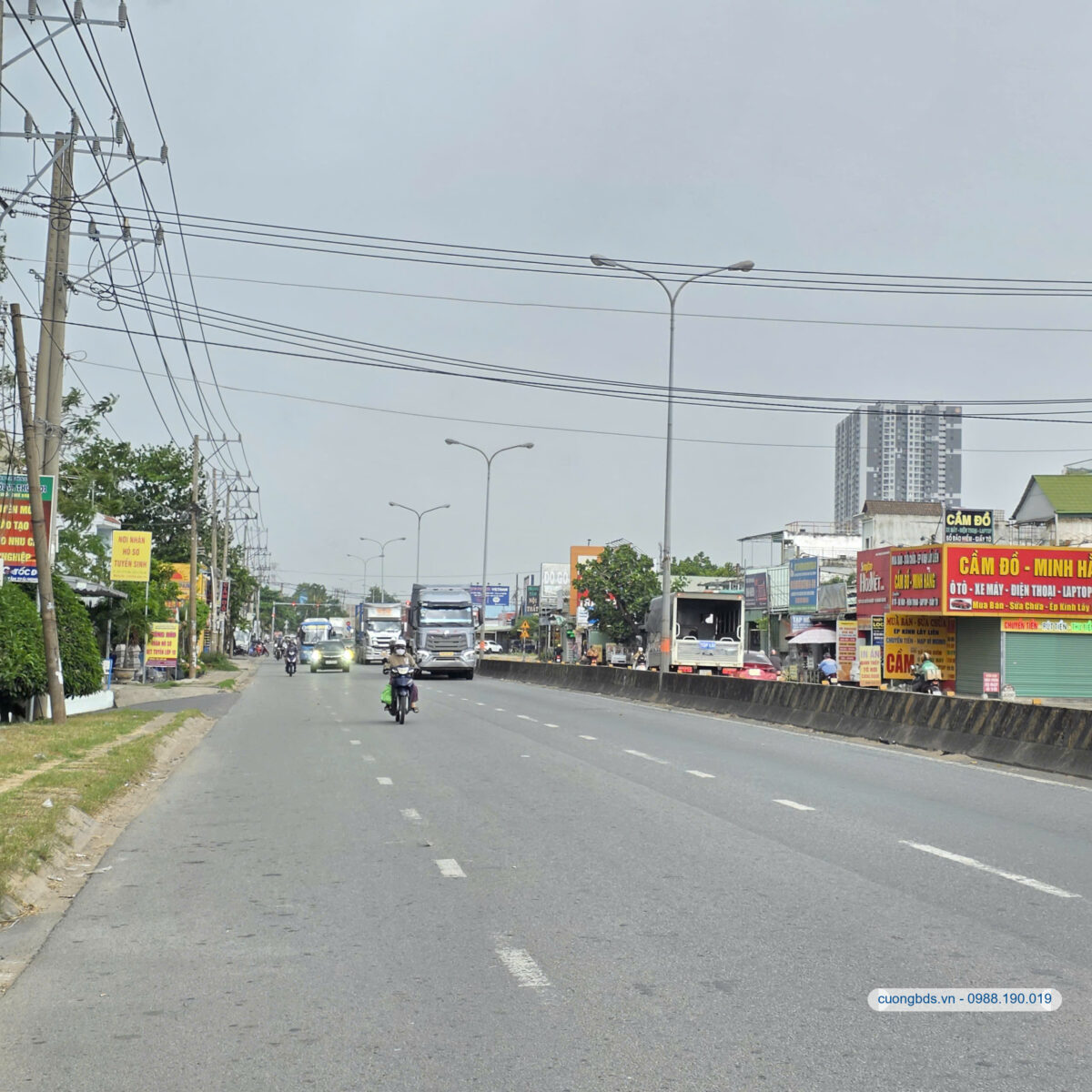 Bán nhà xưởng 7.6x48m, mặt tiền đường Quốc Lộ 1K gần làng đại học (sầm uất)