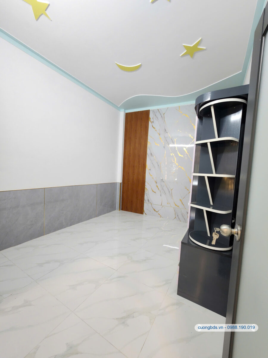 Bán nhà mới 1T1L 5.5x11m, hẻm Nguyễn Thị Khắp gần chợ, full nội thất