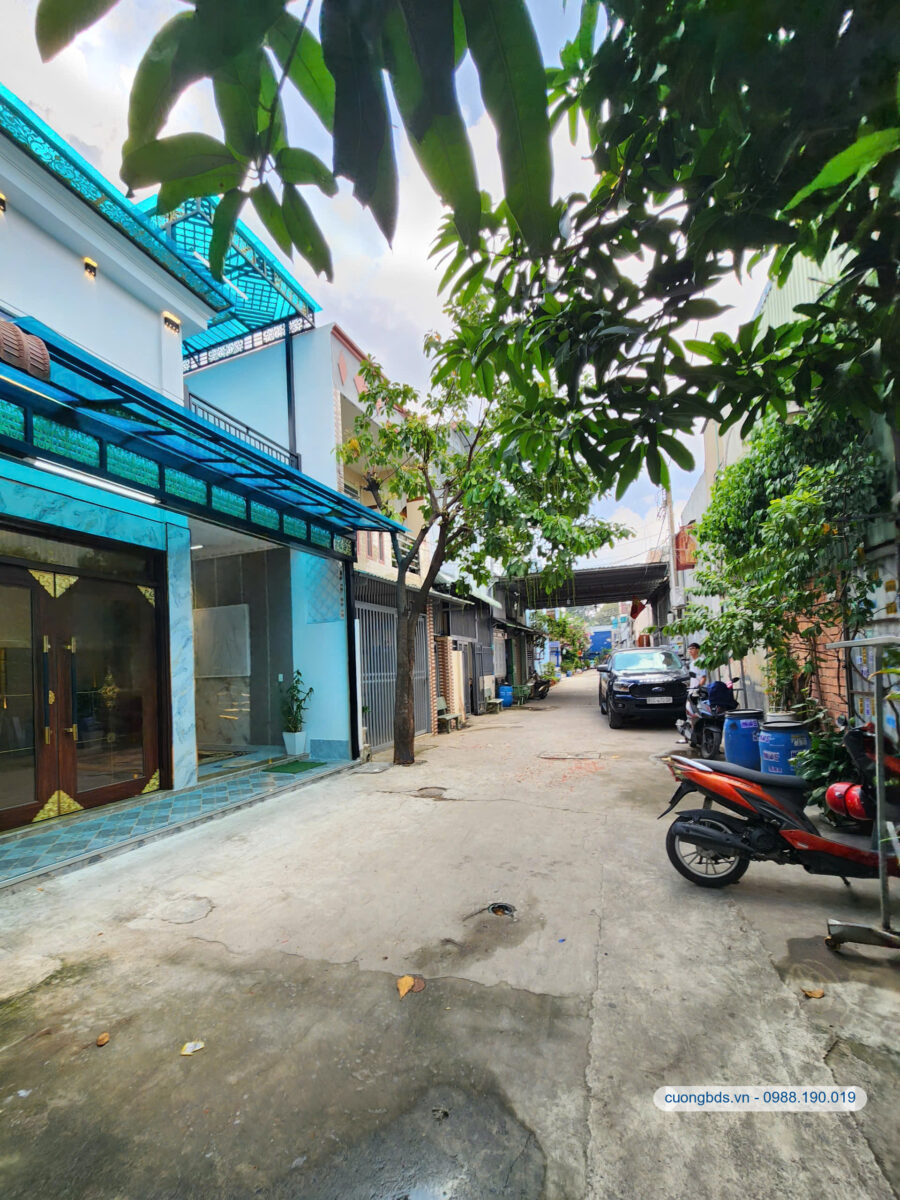 Bán nhà mới 1T1L 5.5x11m, hẻm Nguyễn Thị Khắp gần chợ, full nội thất