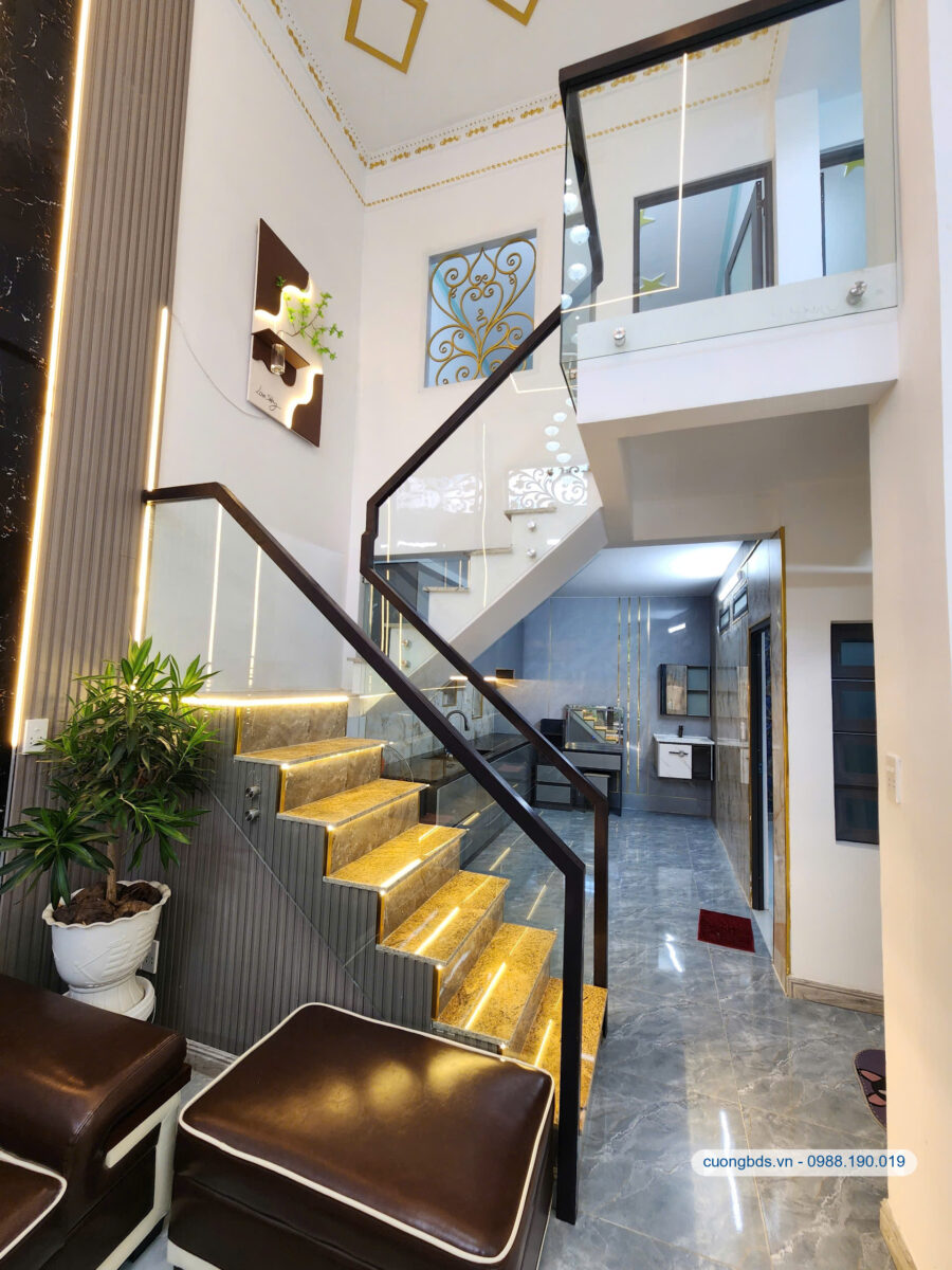 Bán nhà mới 1T1L 5.5x11m, hẻm Nguyễn Thị Khắp gần chợ, full nội thất