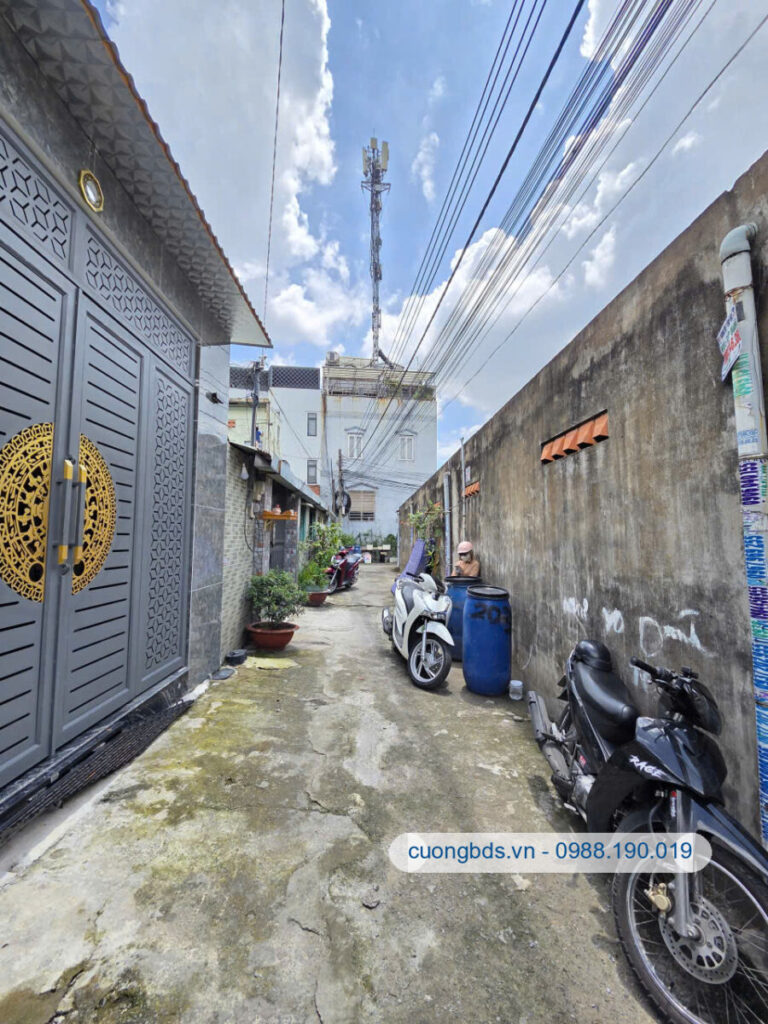 Bán nhà cấp 4 (5.4x20m), hẻm Nguyễn Đức Thiệu gần chợ Xóm Nghèo
