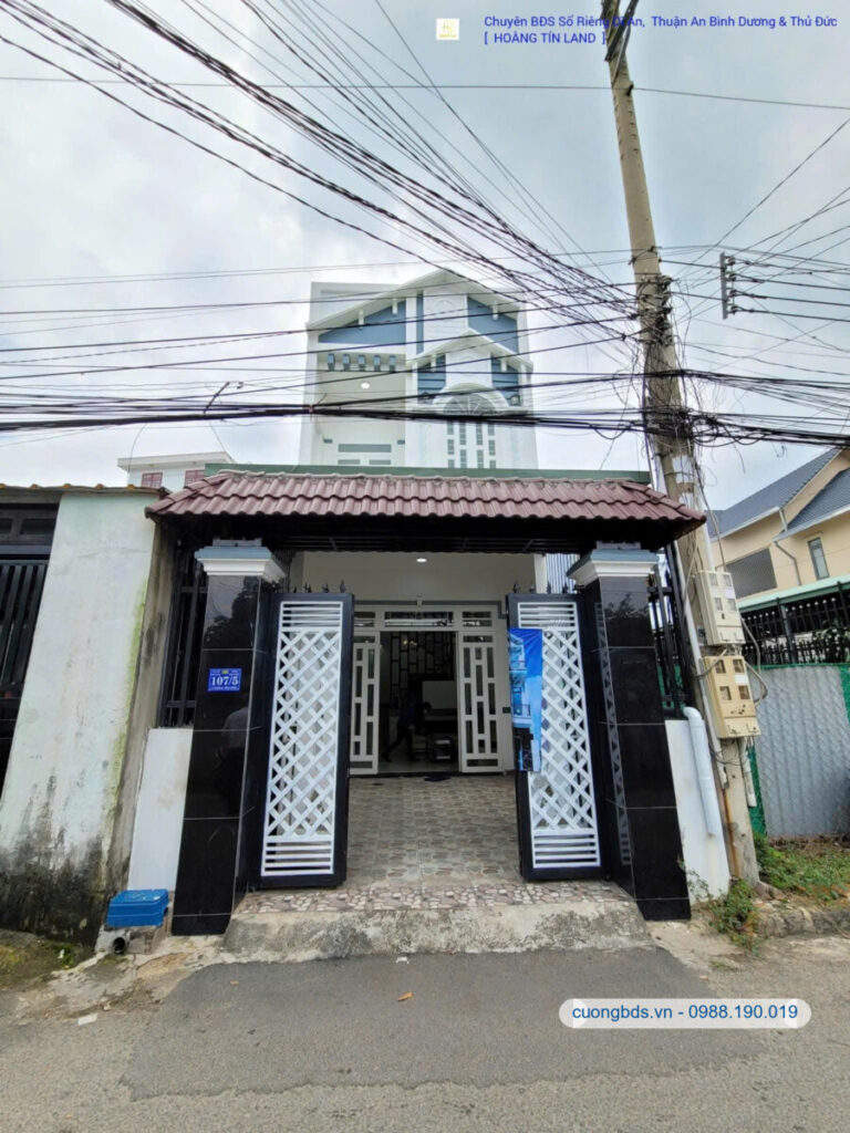 Bán nhà 1T1L 4.5x20m, mặt tiền Bình Chuẩn 7 gần chợ Bình Chuẩn