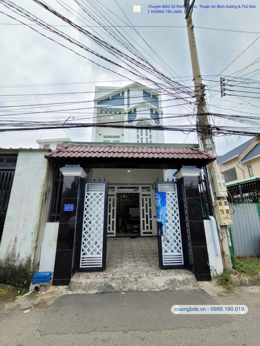 Bán nhà 1T1L 4.5x20m, mặt tiền Bình Chuẩn 7 gần chợ Bình Chuẩn
