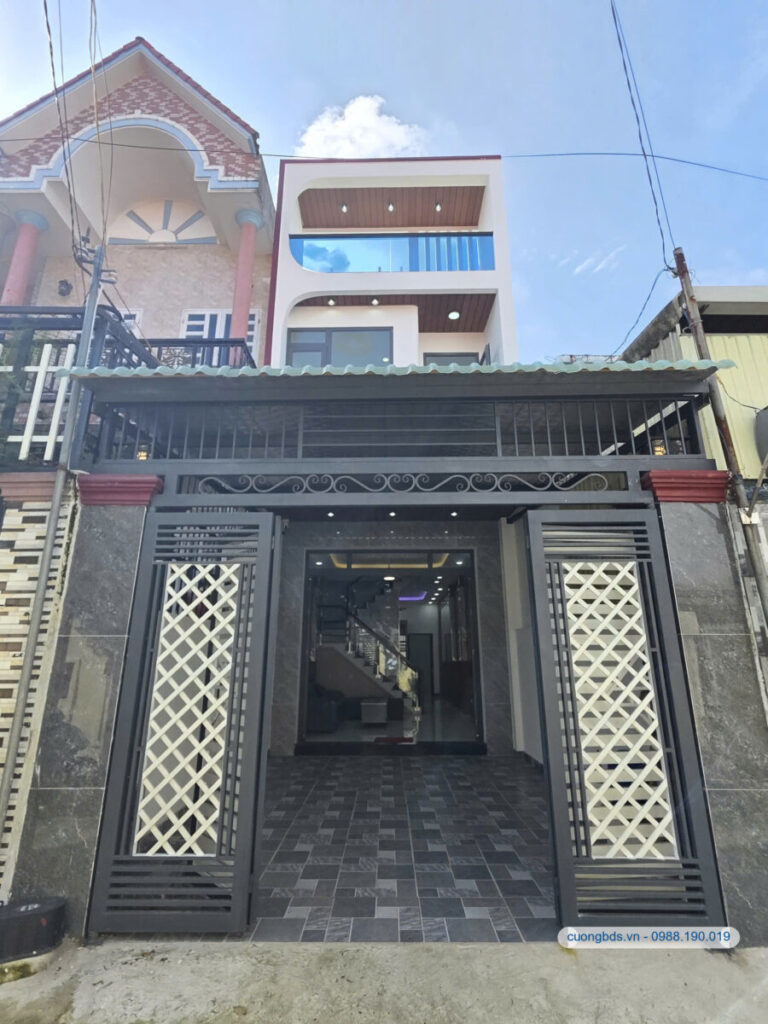 Bán nhà mới 1T1L 4x19m, hẻm Bình Thung gần chợ Bình An (Hoàn công)