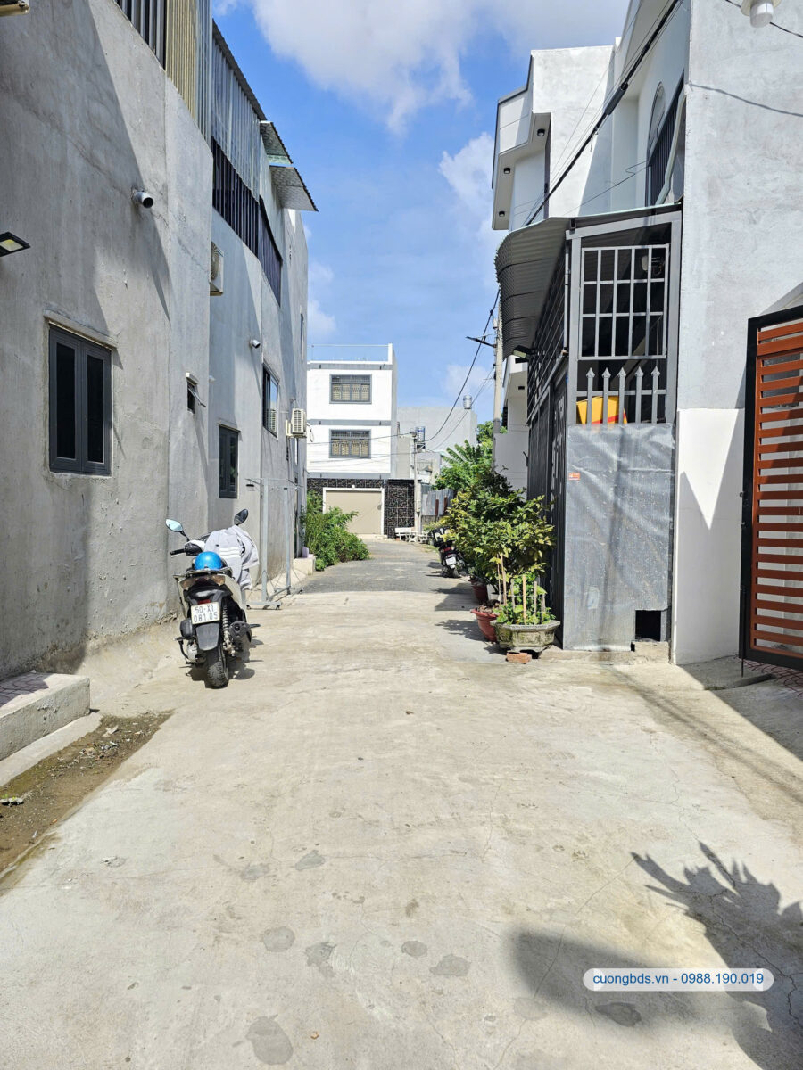 Bán nhà mới 1T1L 5x17m, hẻm Hoàng Minh Chánh gần sông đồng nai (hoàn công, thổ cư 100%)