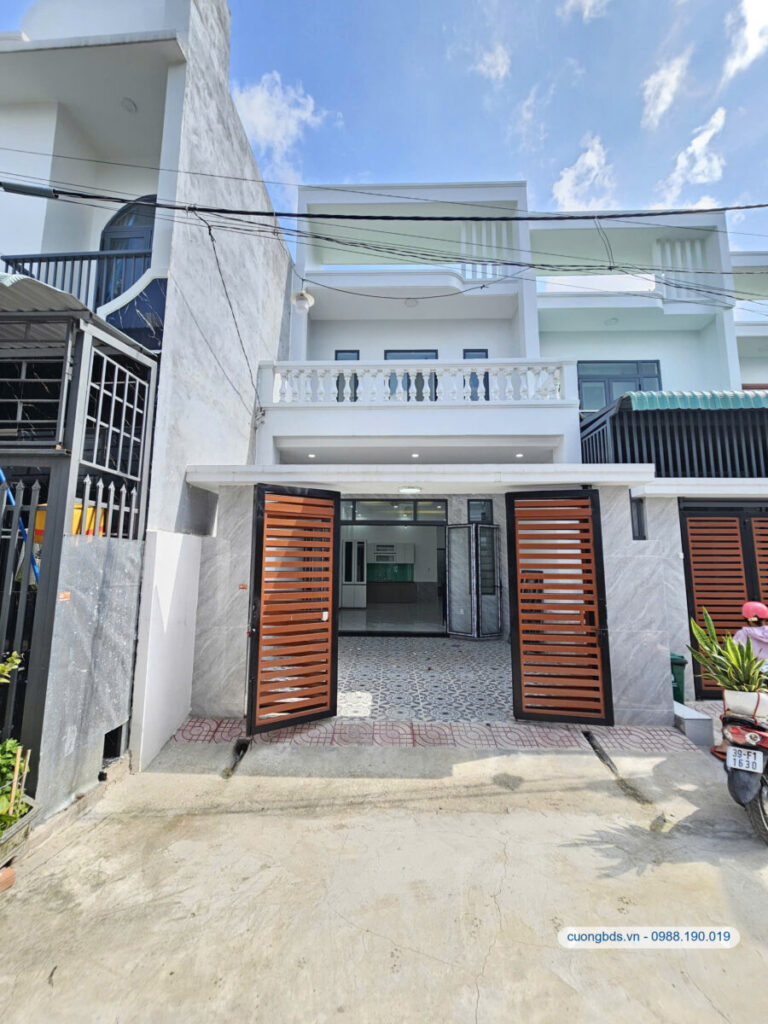 Bán nhà mới 1T1L 5x17m, hẻm Hoàng Minh Chánh gần sông đồng nai (hoàn công, thổ cư 100%)