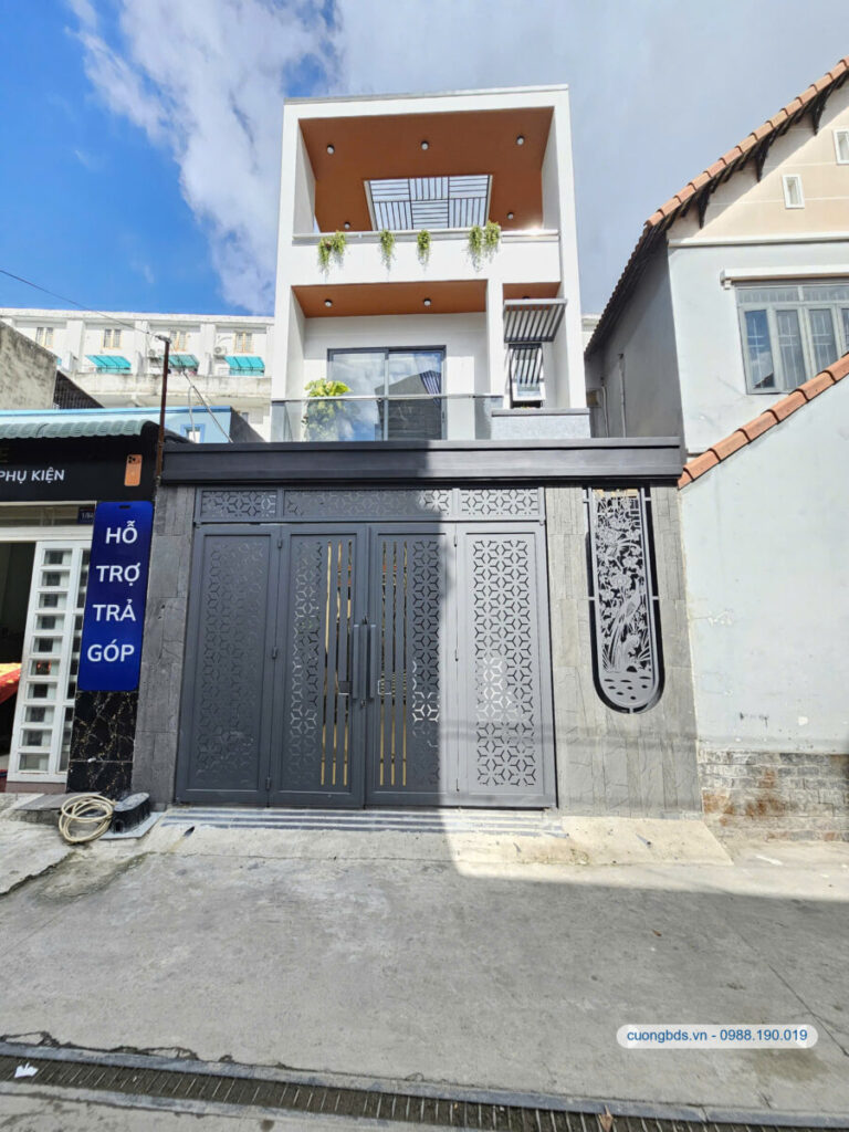 Bán nhà mới 1T2L 5×16.3m, hẻm Hòa Lân 2 gần ngã tư Đất Thánh, full nội thất (Hoàn công)