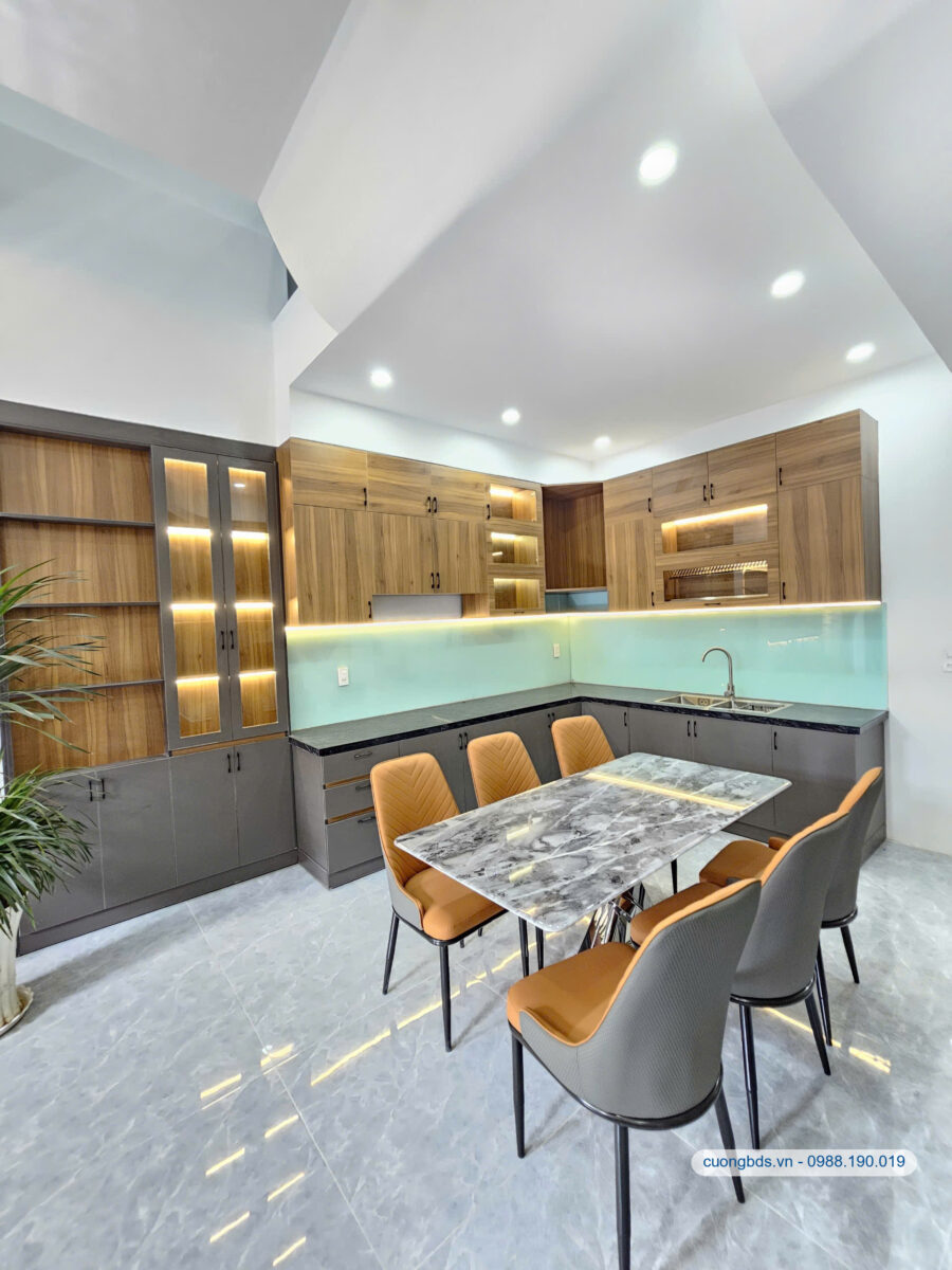 Bán nhà mới 1T2L 5×16.3m, hẻm Hòa Lân 2 gần ngã tư Đất Thánh, full nội thất (Hoàn công)