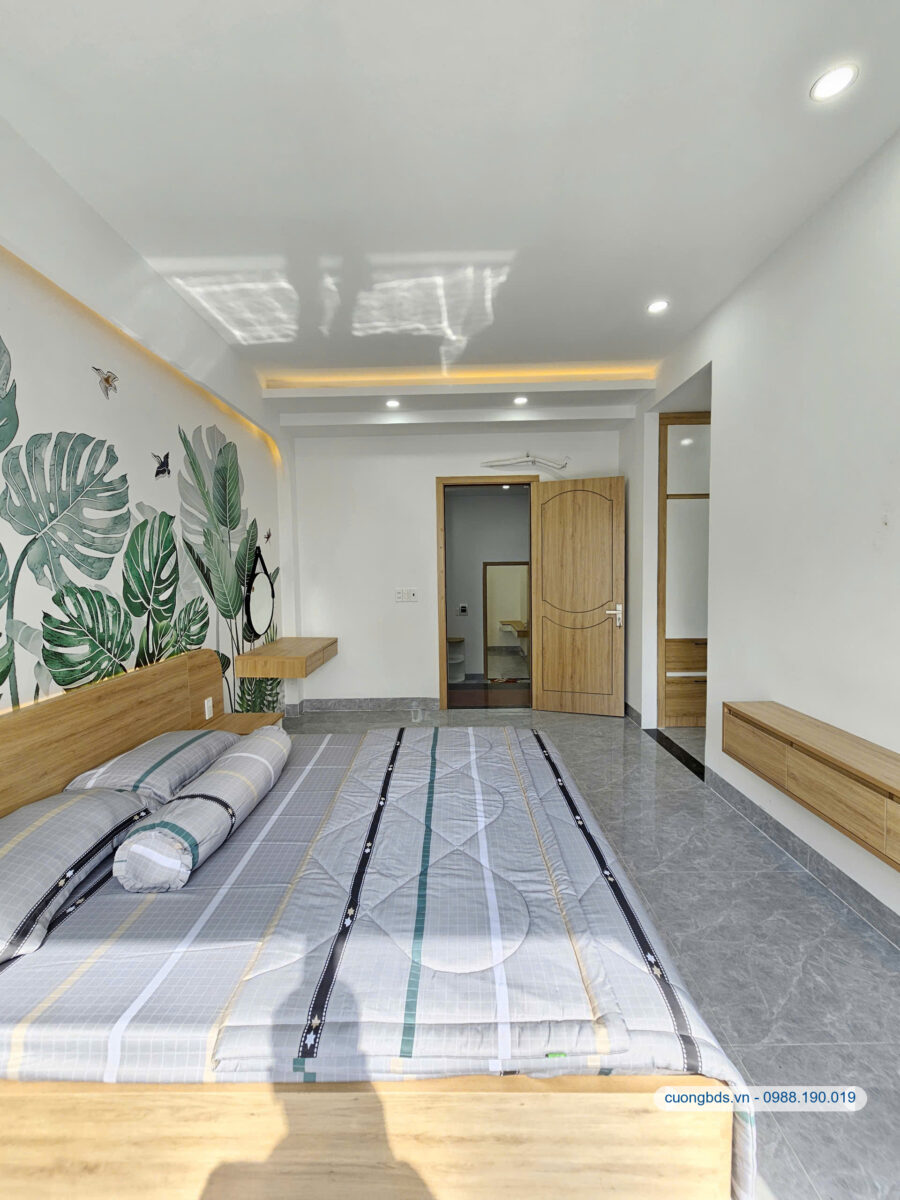 Bán nhà mới 1T2L 5×16.3m, hẻm Hòa Lân 2 gần ngã tư Đất Thánh, full nội thất (Hoàn công)