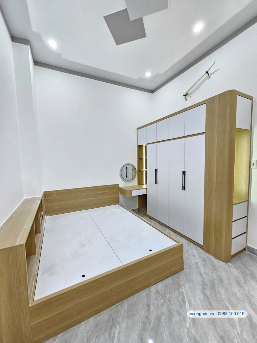 Bán nhà mới 1T1L 4x20m, hẻm Hoàng Minh Chánh (hoàn công, full nội thất)