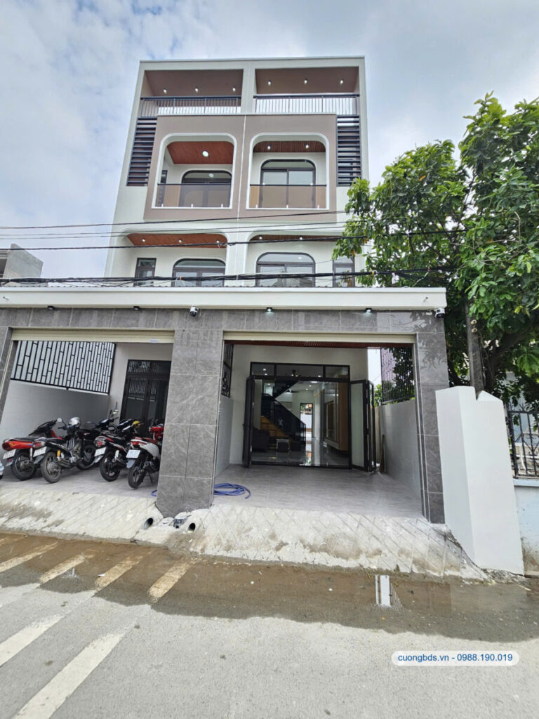 Bán nhà mới 1T2L 4×26.5m, hẻm Lê Hồng Phong gần ngã tư Chiêu Liêu (Hoàn công)