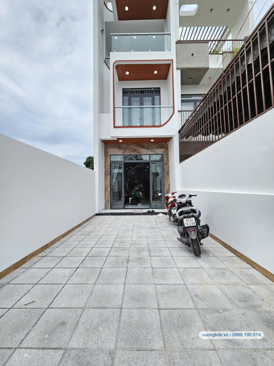 Bán nhà mới 1T2L 4x25m, mặt tiền Cây Da Xề gần chợ Đông Hòa (Hoàn Công)