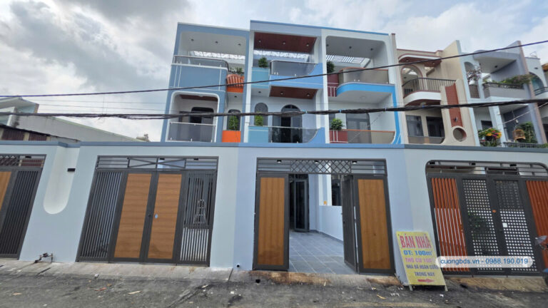 Bán nhà mới 1T2L 4x25m, hẻm Bùi Hữu Nghĩa gần Sông Đồng Nai (Hoàn công)