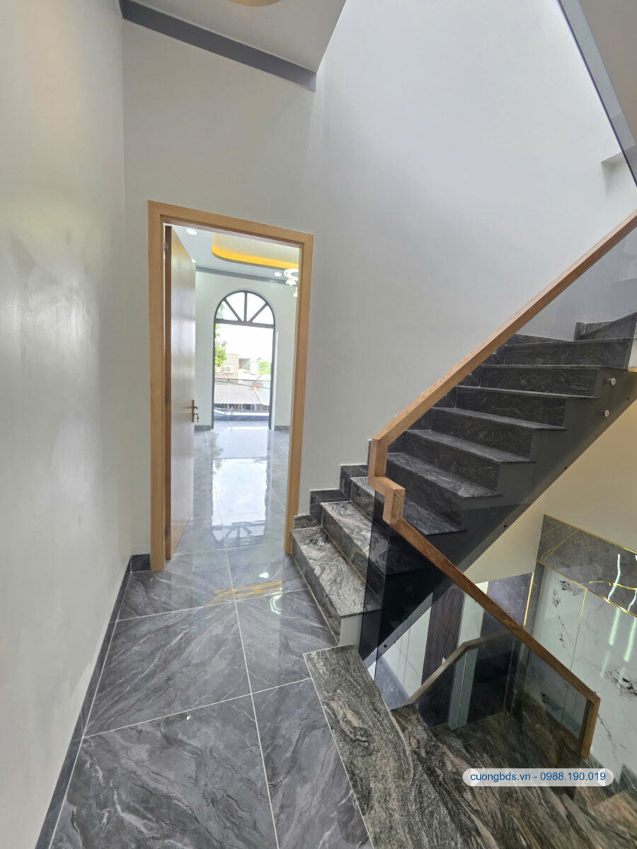 Bán nhà mới 1T2L 4x25m, hẻm Bùi Hữu Nghĩa gần Sông Đồng Nai (Hoàn công)