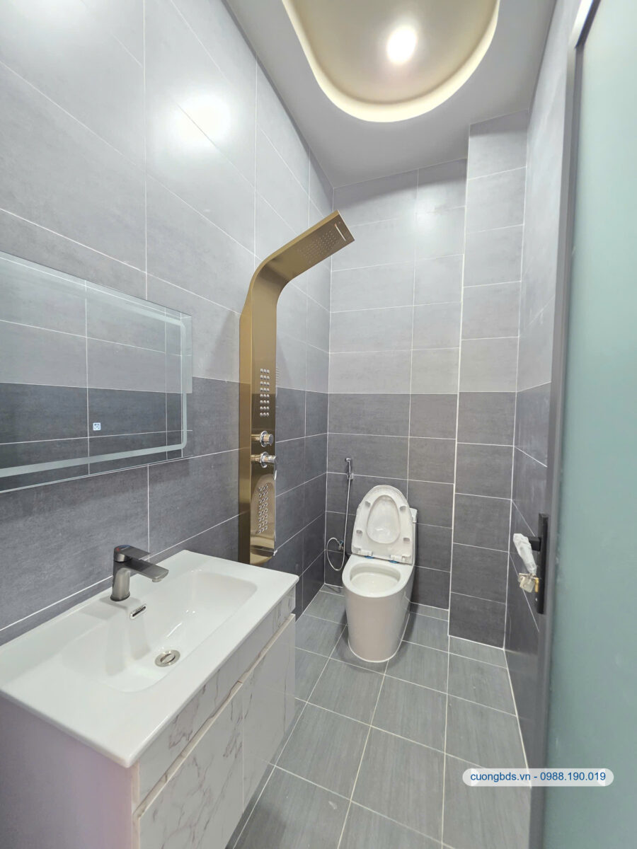 Bán nhà mới 1T2L 4x25m, hẻm Bùi Hữu Nghĩa gần Sông Đồng Nai (Hoàn công)