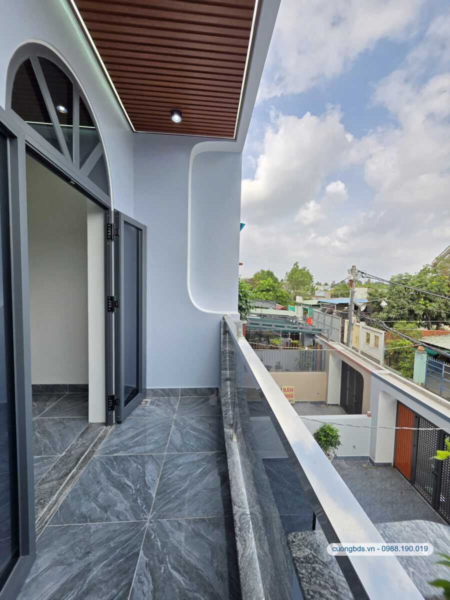 Bán nhà mới 1T2L 4x25m, hẻm Bùi Hữu Nghĩa gần Sông Đồng Nai (Hoàn công)