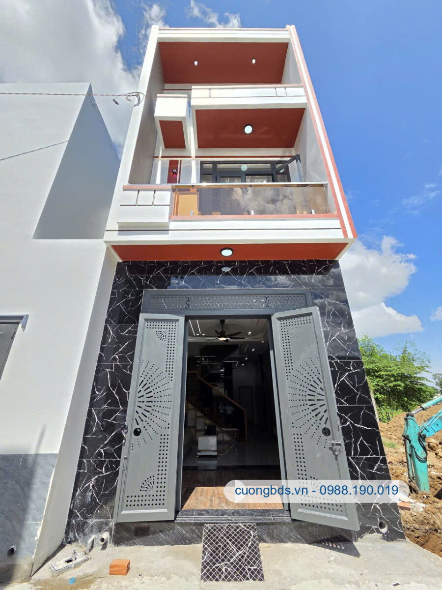 Bán nhà mới 1T1L 4x15m, hẻm Bùi Hữu Nghĩa gần sông Đồng Nai (Thổ cư 100%)