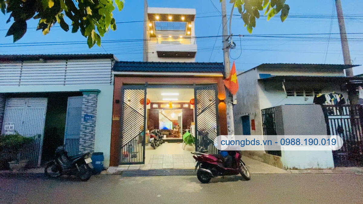 Bán nhà mới 1T2L 4.5x25m, mặt tiền Lê Văn Tiên gần Ngã Tư Chiêu Liêu (full nội thất xịn)