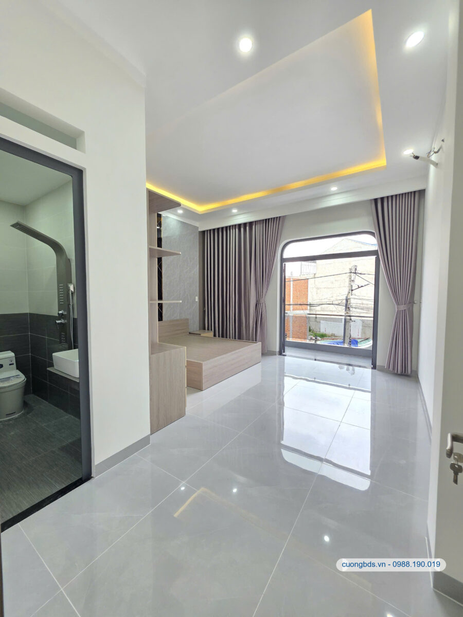 Bán nhà mới 1T2L 5.2×14.2m, hẻm Hoàng Minh Chánh gần trường cấp 1, full nội thất