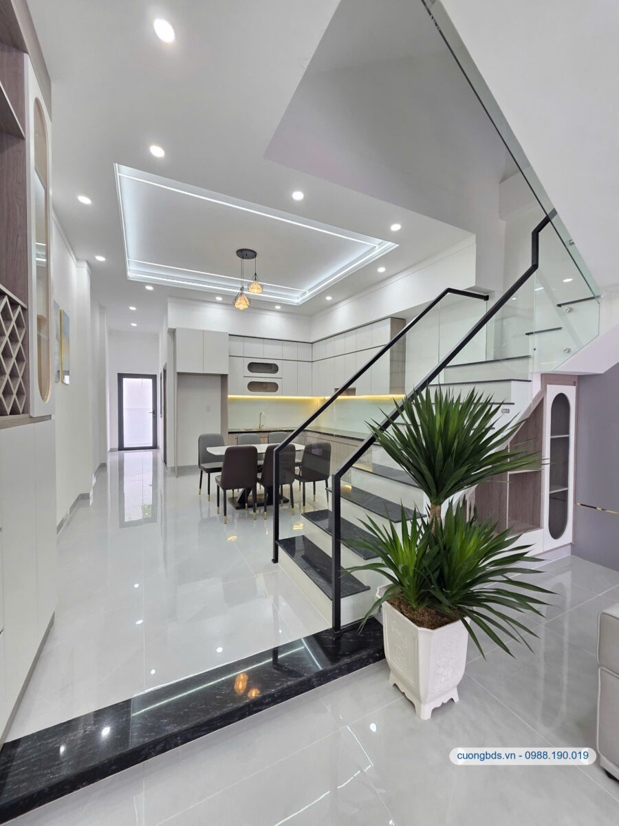 Bán nhà mới 1T2L 5.2×14.2m, hẻm Hoàng Minh Chánh gần trường cấp 1, full nội thất