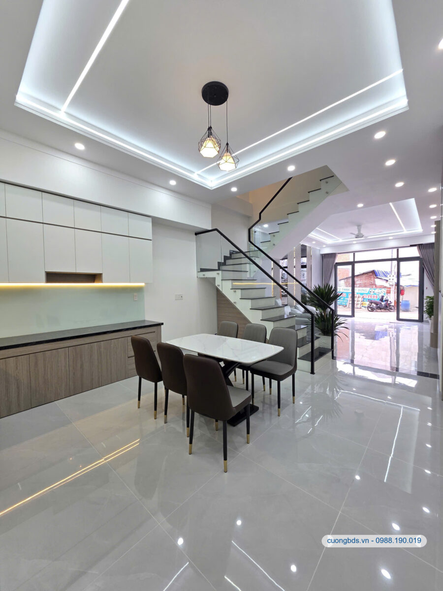 Bán nhà mới 1T2L 5.2×14.2m, hẻm Hoàng Minh Chánh gần trường cấp 1, full nội thất