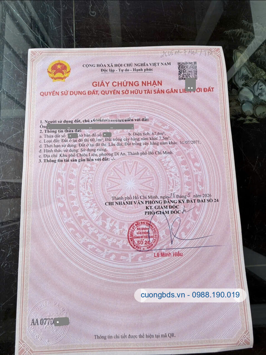 Bán nhà 1T1L 4.4×15.2m, hẻm Vũng Thiện gần bệnh viện
