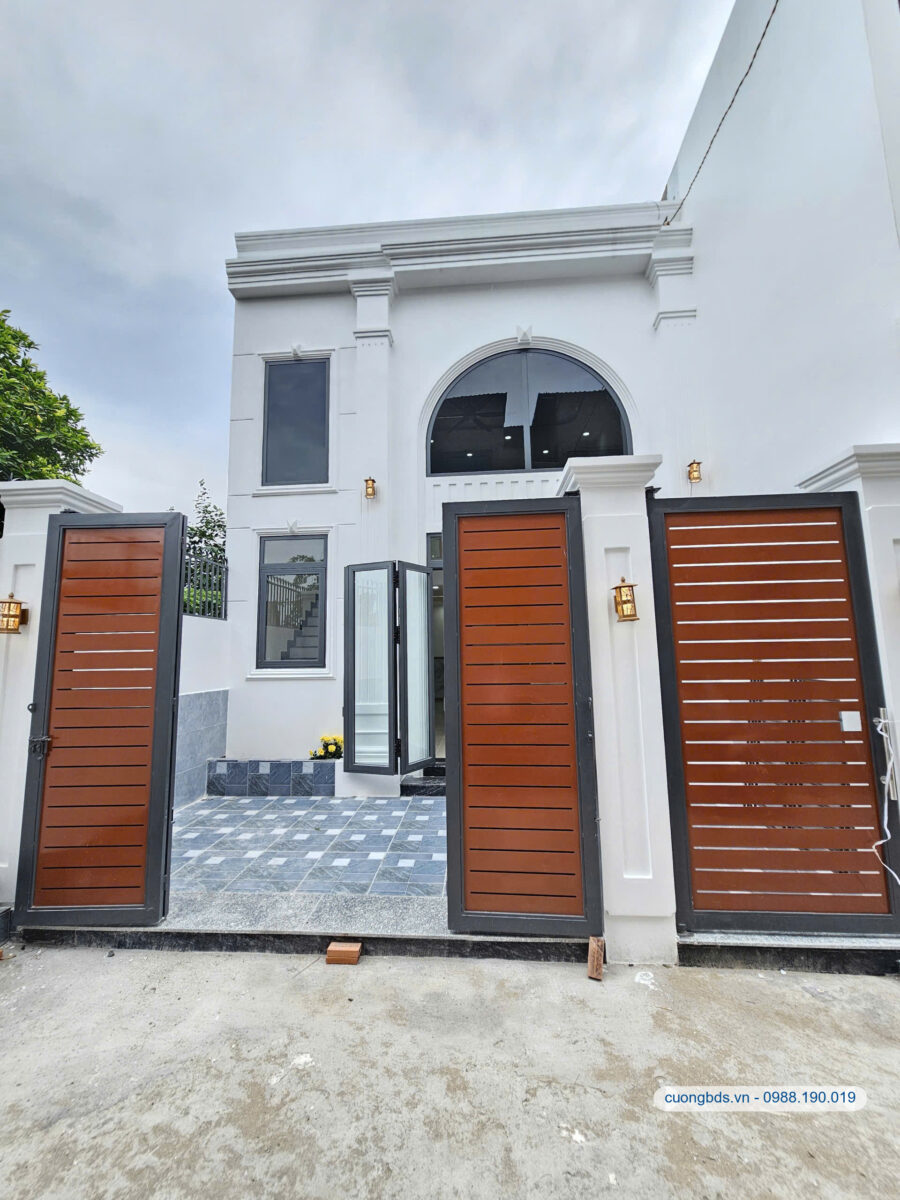 Bán nhà mới cấp 4 (6x17m) hoàn công, hẻm Phạm Văn Diêu gần trường cấp 1,2 (Thổ cư 100%)