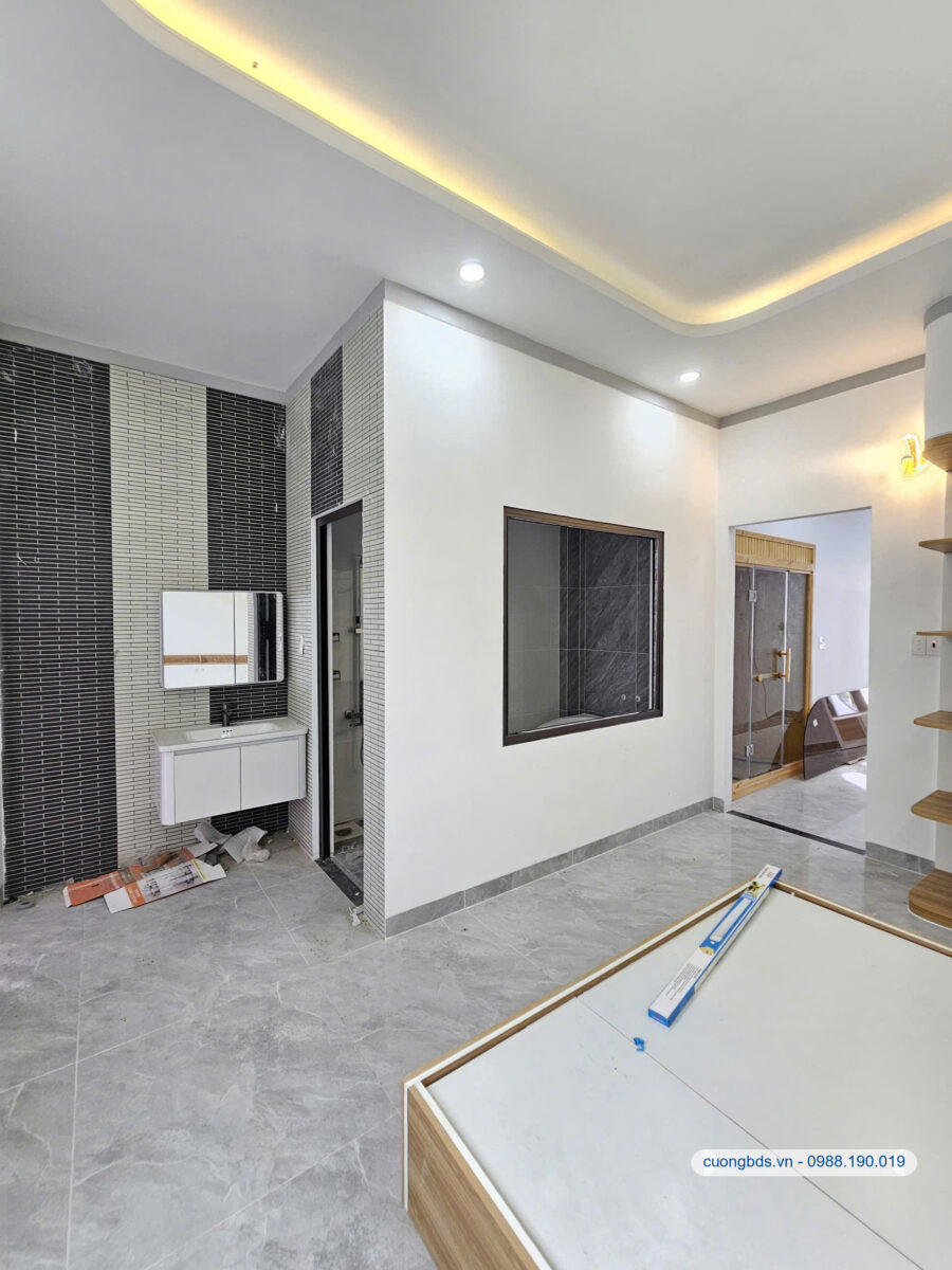 Bán nhà mới 1T2L 5x15m, hẻm Hoàng Minh Chánh gần Sông Đồng Nai (Hoàn công)