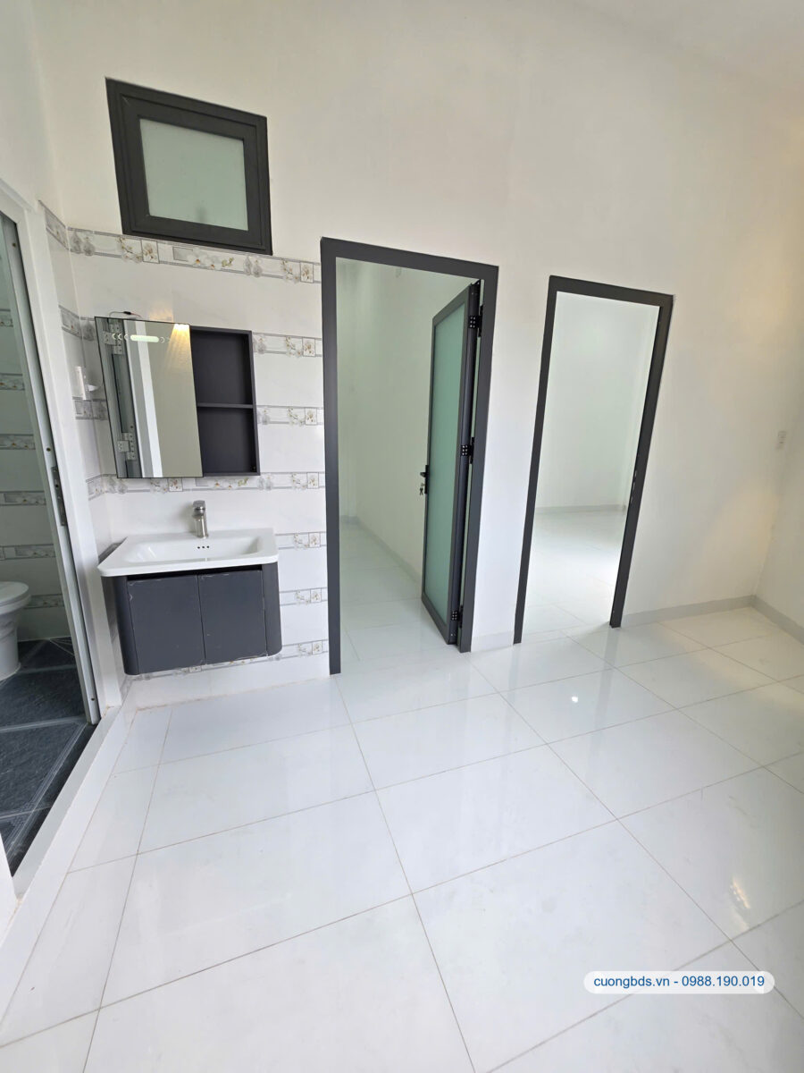 Bán nhà mới 1T1L, mặt tiền Nguyễn Thị Tồn gần Sông Đồng Nai, full nội thất (Hoàn công)