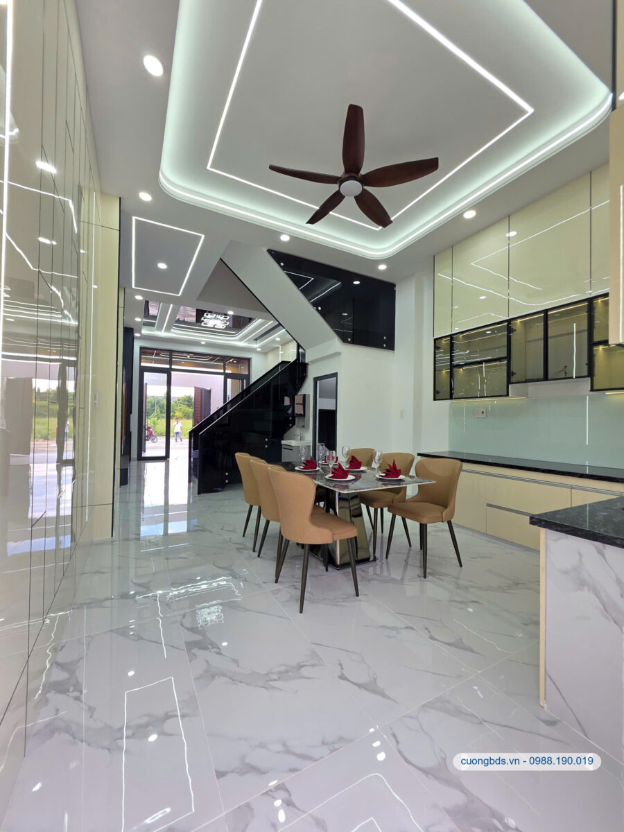 Bán nhà mới 1T2L 4.5x16m, đường N3 KDC Tuấn Điền Phát 1 (full nội thất, sân xe hơi)