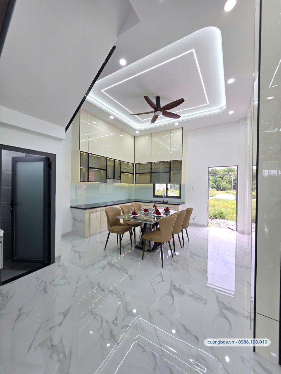 Bán nhà mới 1T2L 4.5x16m, đường N3 KDC Tuấn Điền Phát 1 (full nội thất, sân xe hơi)