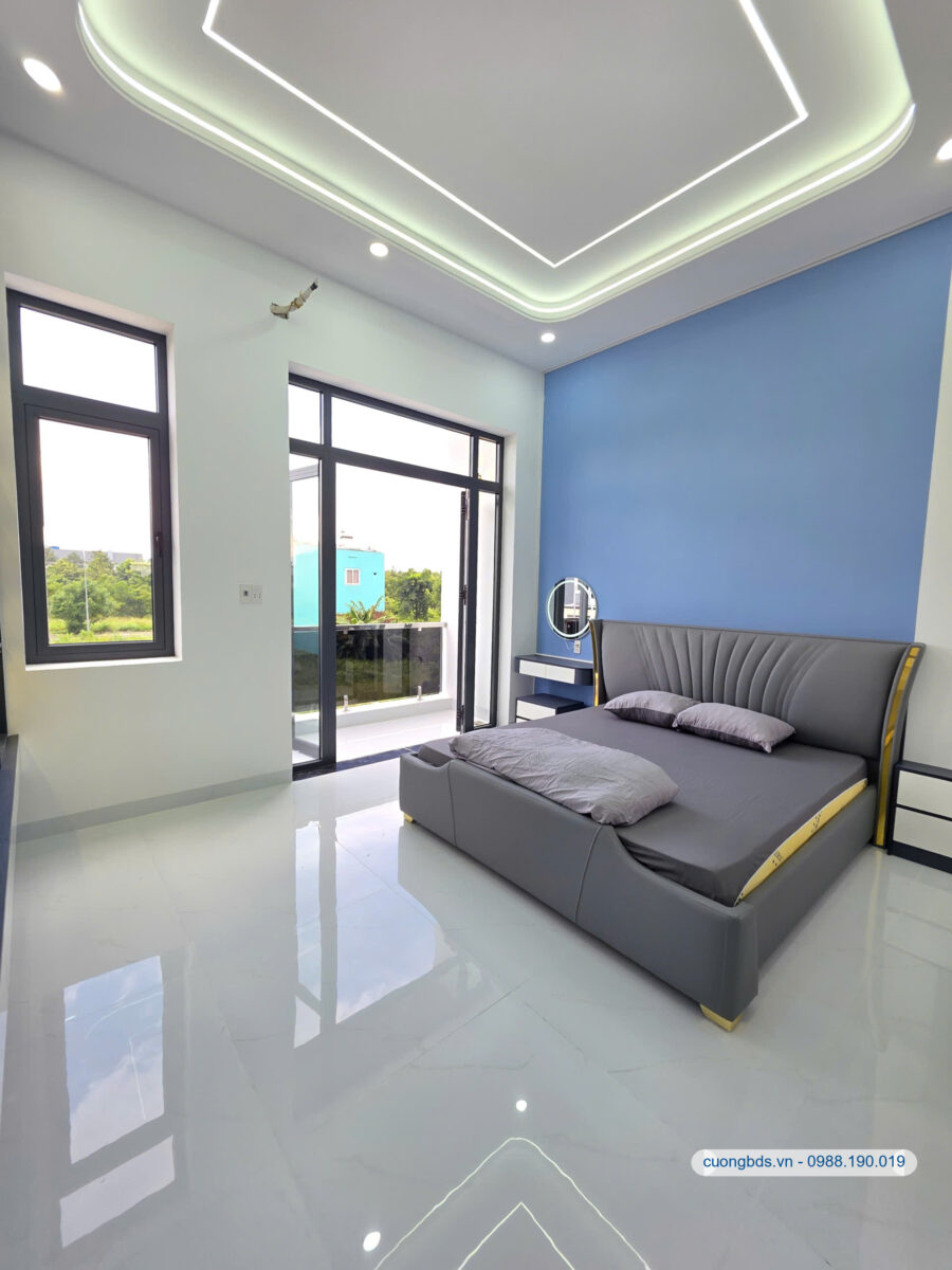 Bán nhà mới 1T2L 4.5x16m, đường N3 KDC Tuấn Điền Phát 1 (full nội thất, sân xe hơi)