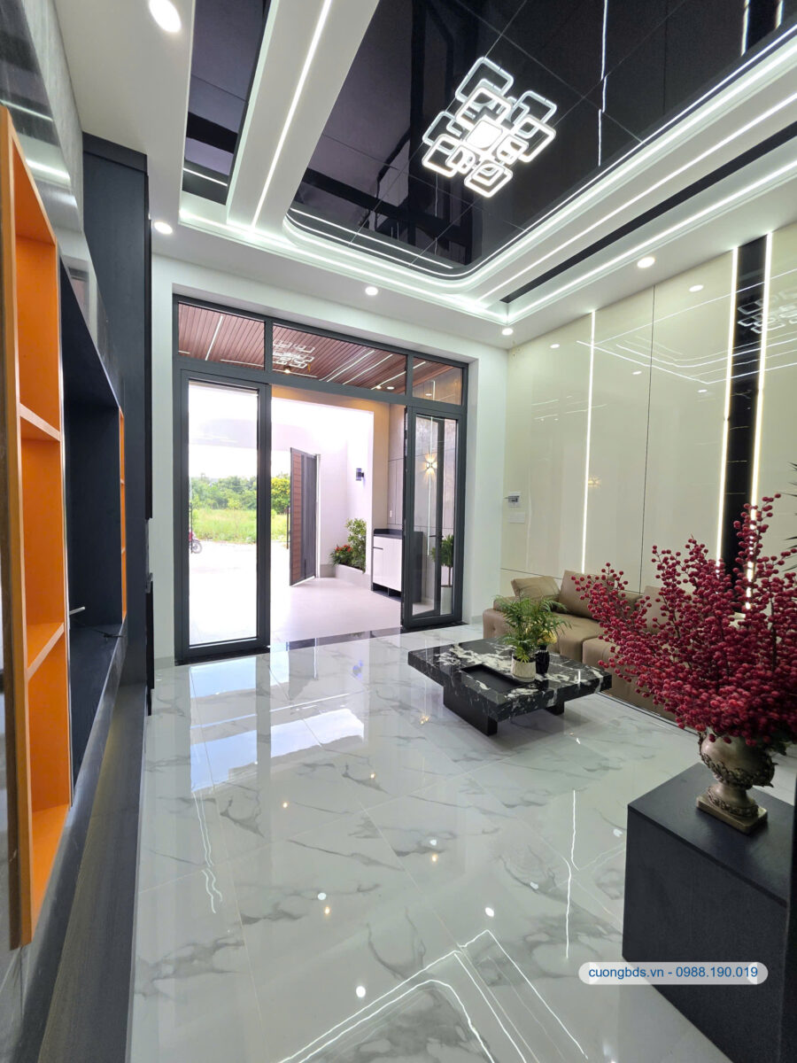 Bán nhà mới 1T2L 4.5x16m, đường N3 KDC Tuấn Điền Phát 1 (full nội thất, sân xe hơi)