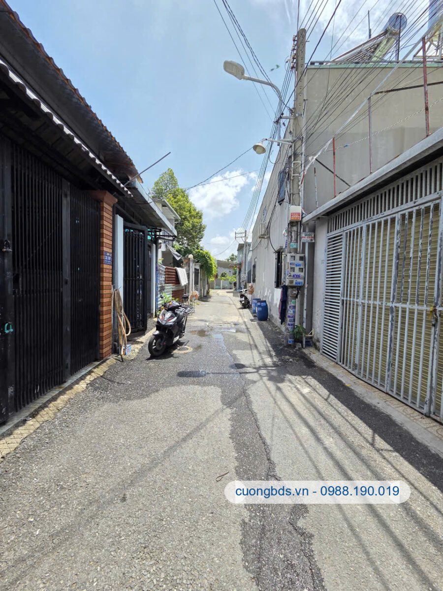Bán dãy trọ 11.4×22.6m, hẻm Đông Minh gần chợ Dĩ An 1, đang thu 11tr/th (Thổ cư 100%)