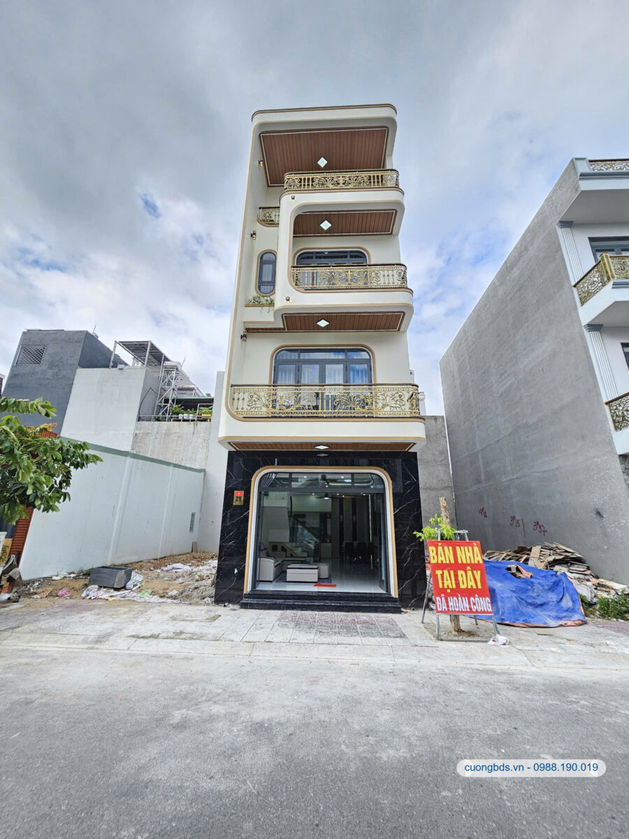 Bán nhà mới 1T3L 5x12m, đường N2 KDC Đông Hòa C (Hoàn công, full nội thất)