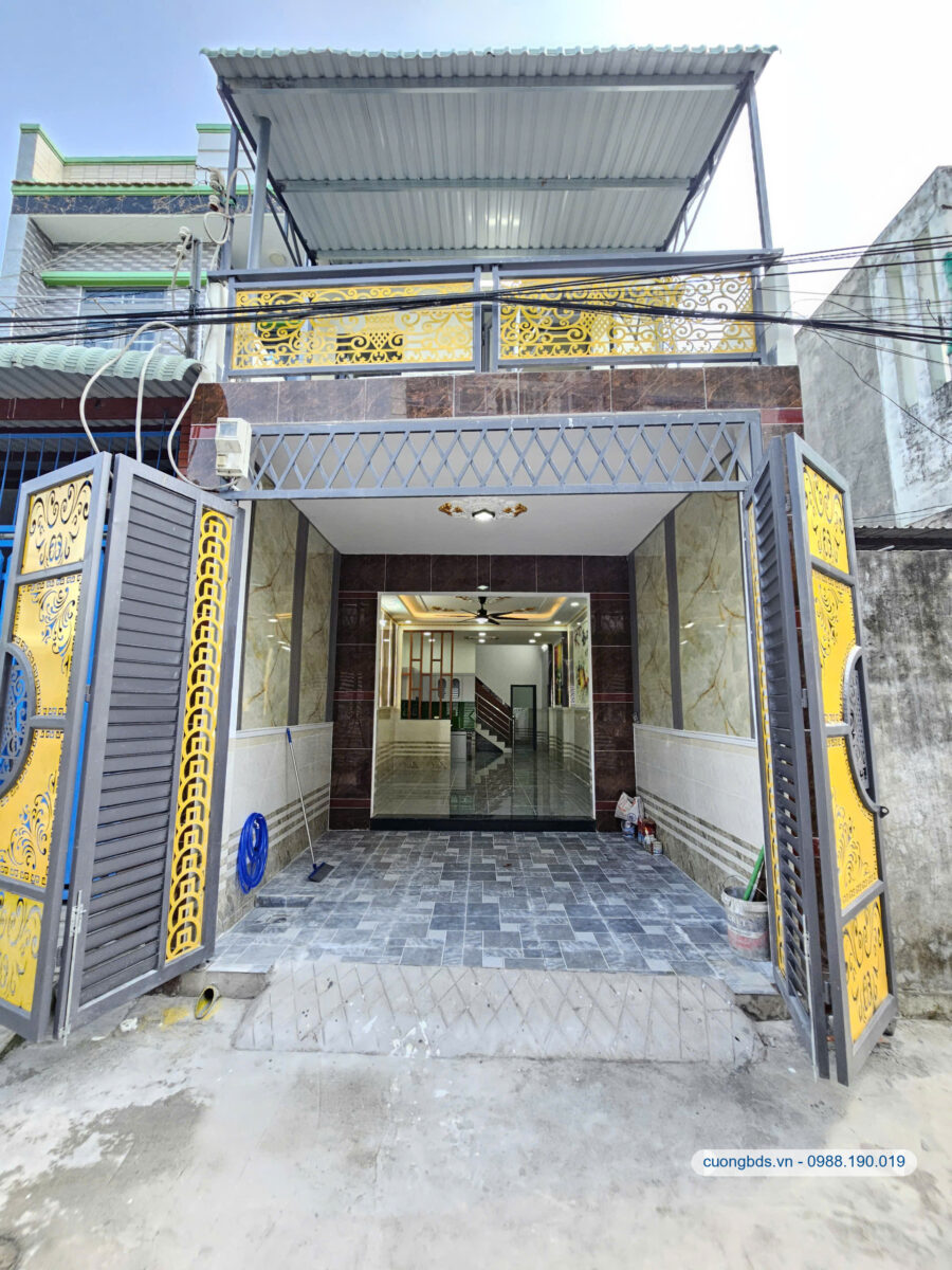 Bán nhà mới 1T1L 4x16m, hẻm Phan Bội Châu gần trường cấp 1,2,3 Dĩ An