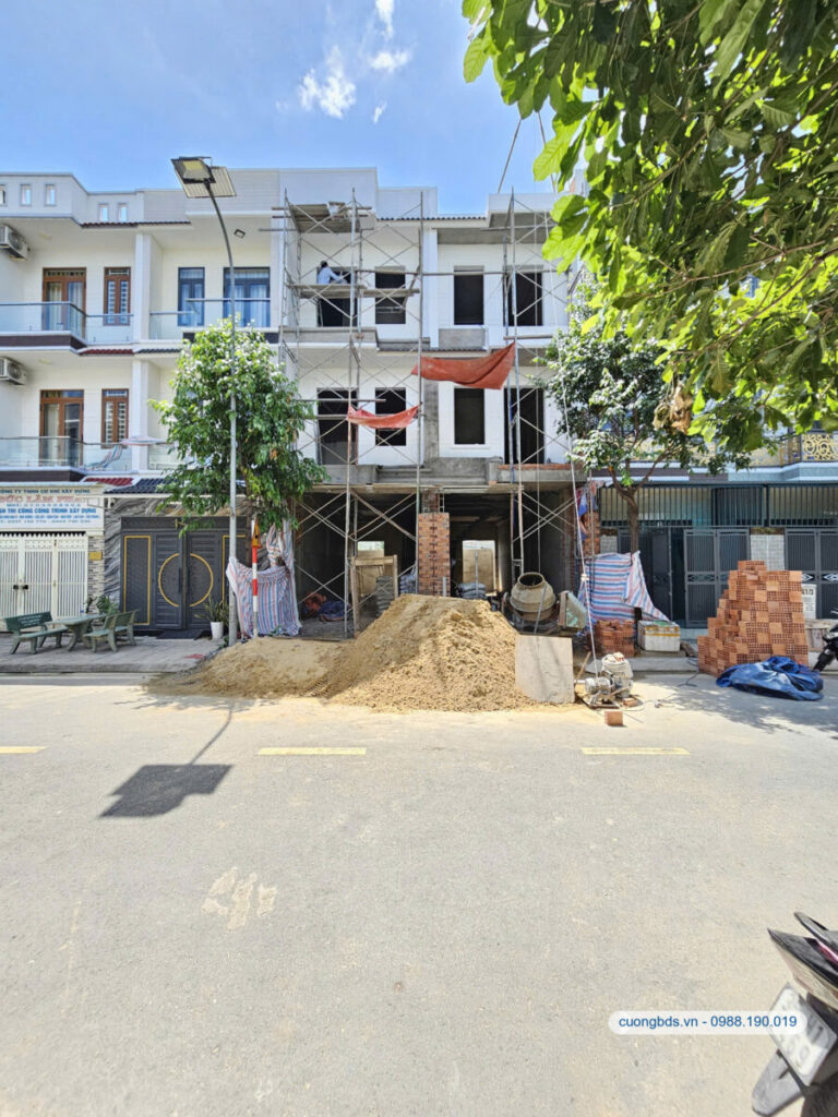 Bán nhà mới đang xây 1T2L 4x15m, đường số 2 KDC Trường An (hoàn công)