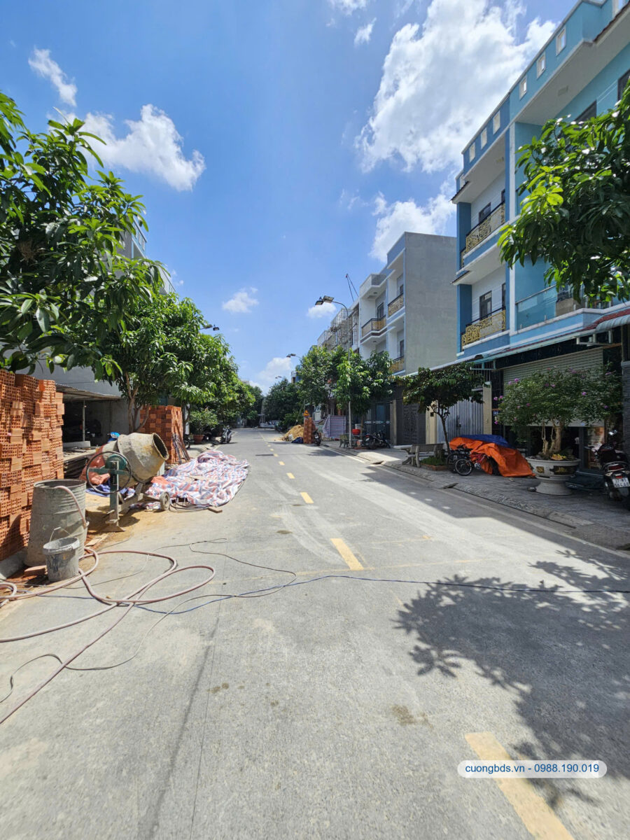 Bán nhà mới đang xây 1T2L 4x15m, đường số 2 KDC Trường An (hoàn công)
