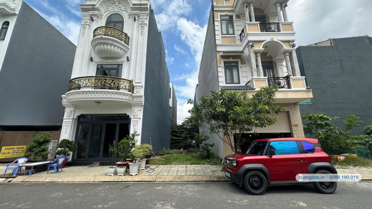 Bán đất 5x17m, đường D4 KDC The Suncity (giá rẻ, không vướng cống hoặc tủ điện)