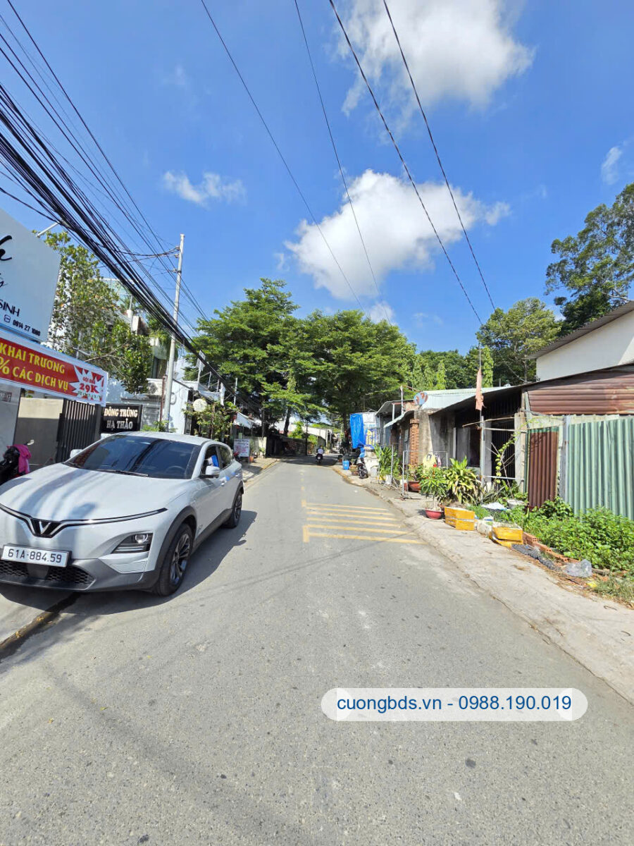 Bán đất 4.5x20m, hẻm Nguyễn Thị Tươi (kinh doanh nhỏ)