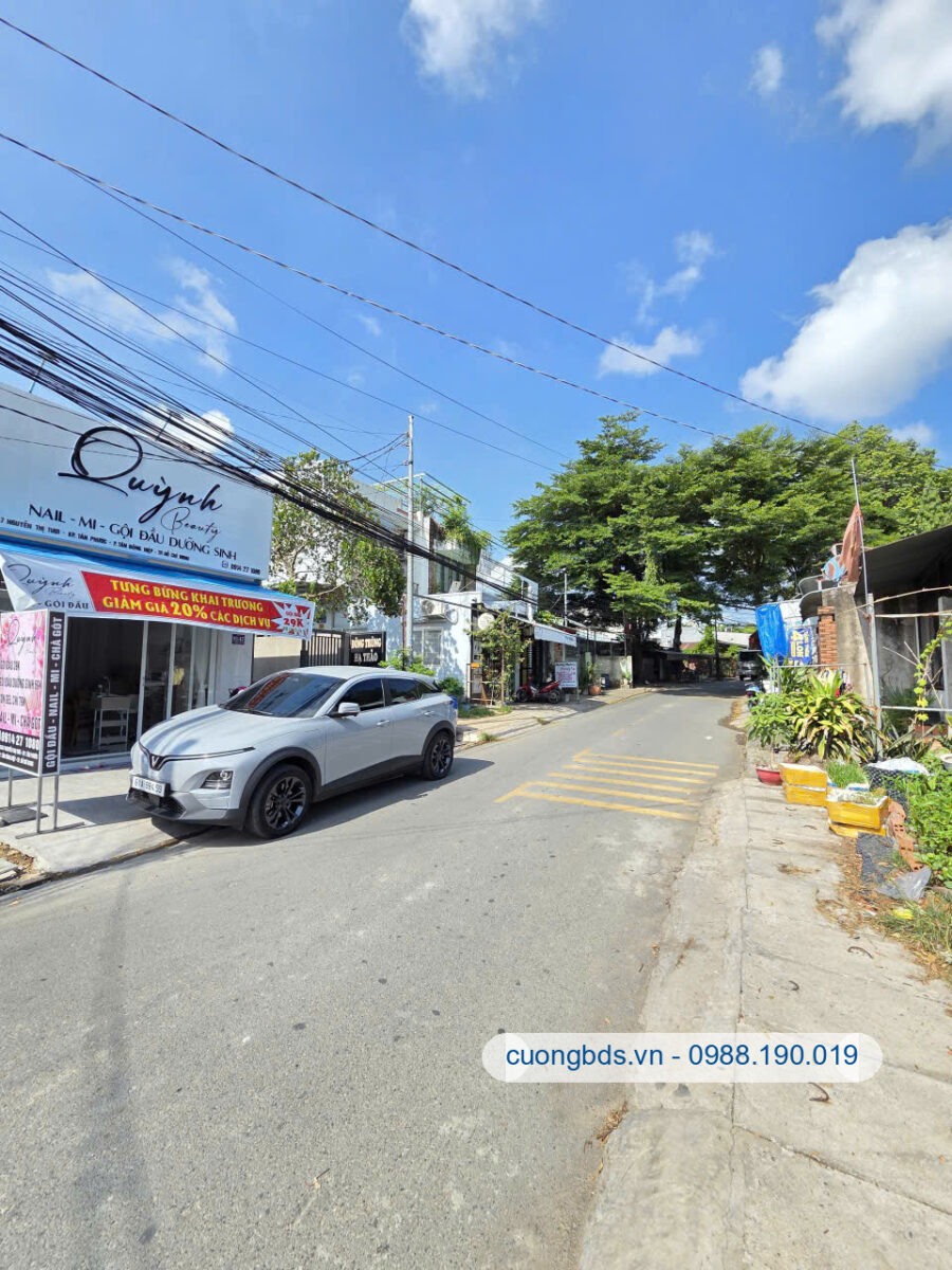 Bán đất 4.5x20m, hẻm Nguyễn Thị Tươi (kinh doanh nhỏ)