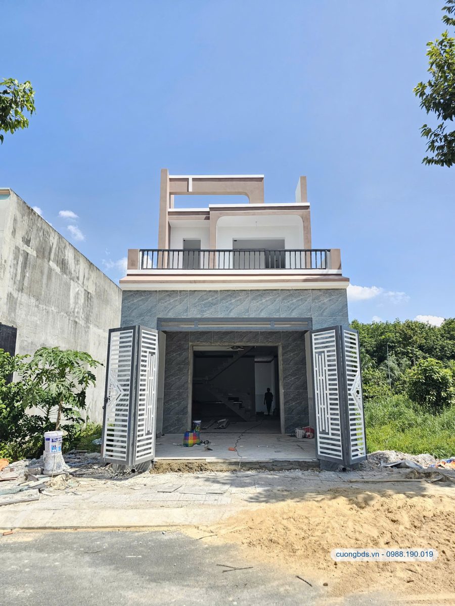 Bán nhà mới đang xây 1T1L 5x20m, đường N3 KDC Hội Nghĩa (không vướng cống và tủ điện)