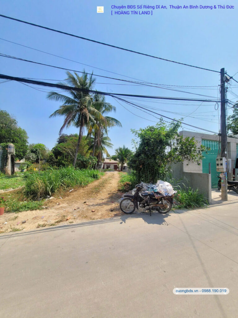 Bán đất 6×32.8m, mặt tiền An Thạnh 23 gần trường cấp 3 (giá rẻ)