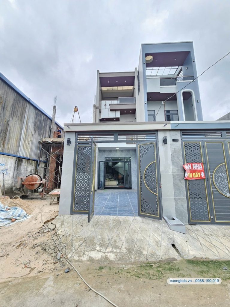 Bán nhà mới 4×22.5m, mặt tiền Tân Phước Khánh 51 (hoàn công, full nội thất)