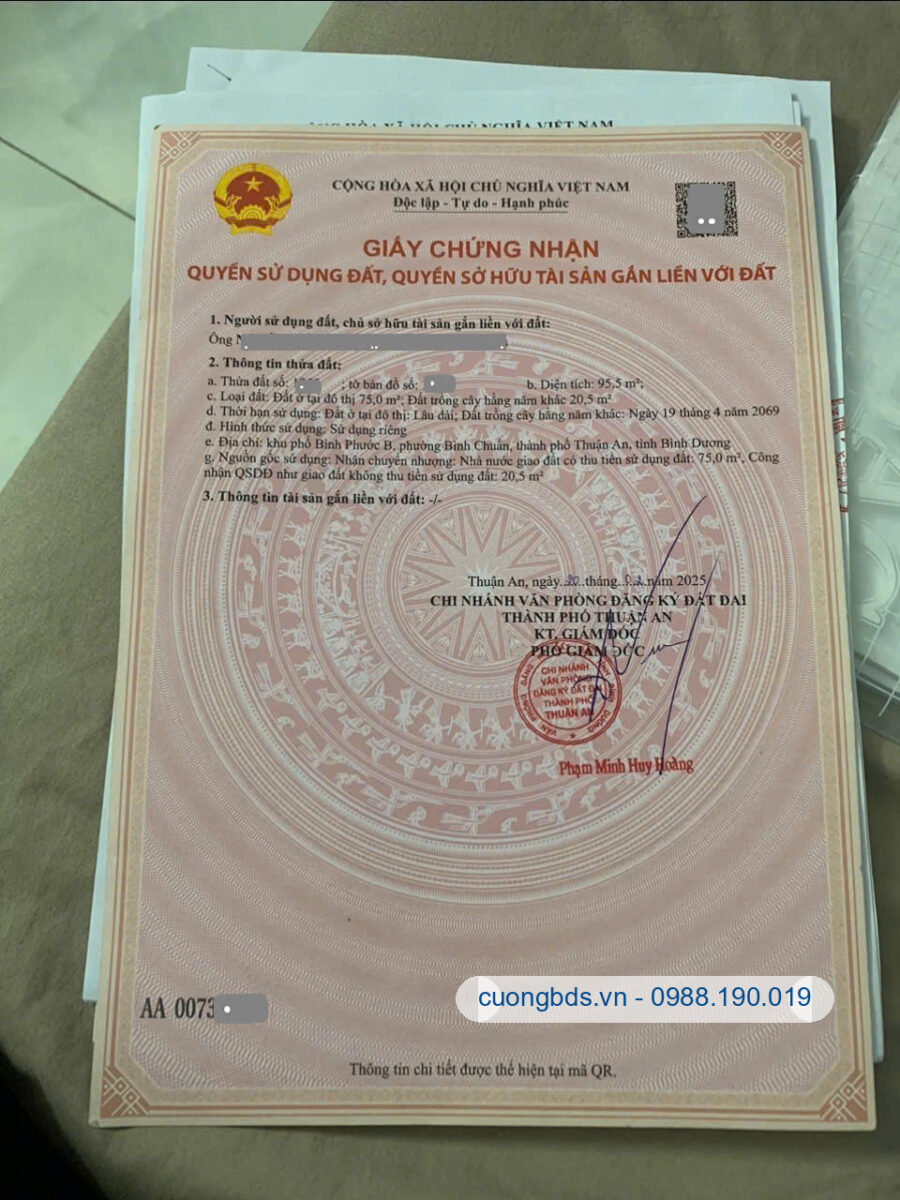 Bán nhà 1T1L 5x19m, mặt tiền Bình Chuẩn 65 gần Ngã Tư Miếu Ông Cù