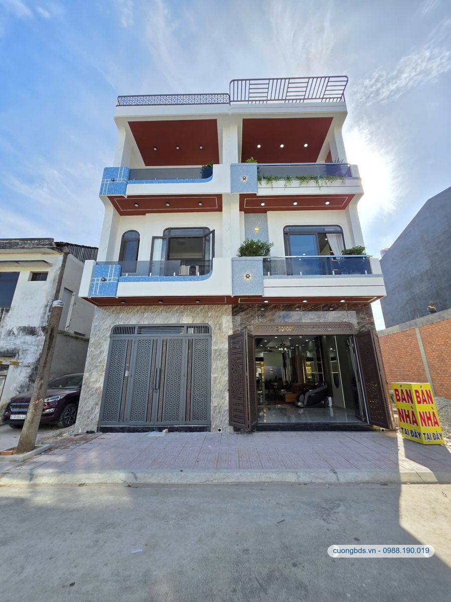 Bán nhà mới 1T2L 4.5x15m, đường D1 KDC Lê Phong Bình Chuẩn 2 (hoàn công, full nội thất)