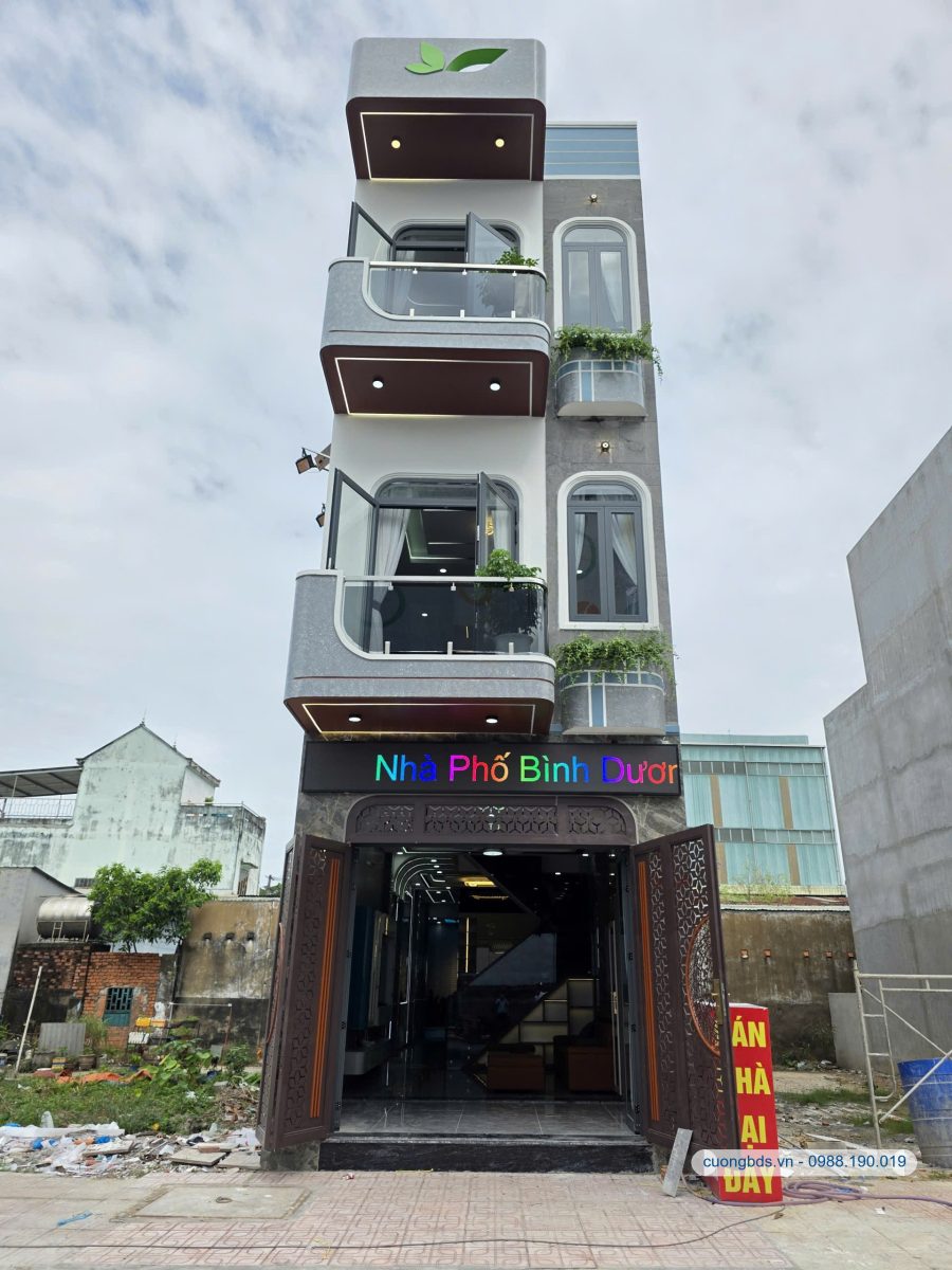 Bán nhà mới 1T2L 4x18.5m, đường N1 KDC Lê Phong An Phú 1 (hoàn công, full nội thất)